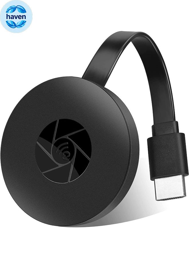 HAVEN HD Wireless Display Dongle Adapter, 4K 1080P Screen Mirroring Receiver WiFi Display Adapter for iOS Android Mac to TV Projector Monitor Presentation Support Miracast AirPlay DLNA Streaming - Image 1